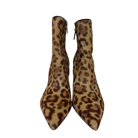 Marc Fisher LTD Ulanily Women’s 7.5 Leopard Print Ankle Booties Pointed Toe - Picture 7 of 11